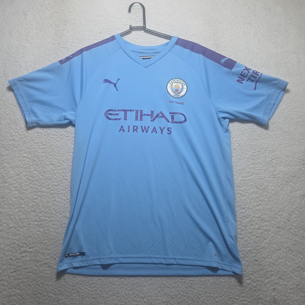 MANCHESTER CITY HOME FOOTBALL SHIRT 2019 2020 SOCCER JERSEY PUMA MEN'S L